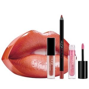 HUDA BEAUTY lip *contour & strobe* set
